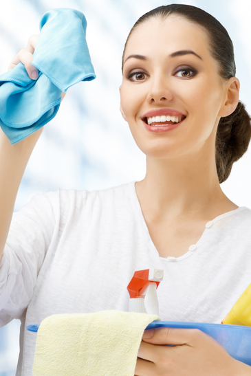 Cleaning Bathroom At Home
