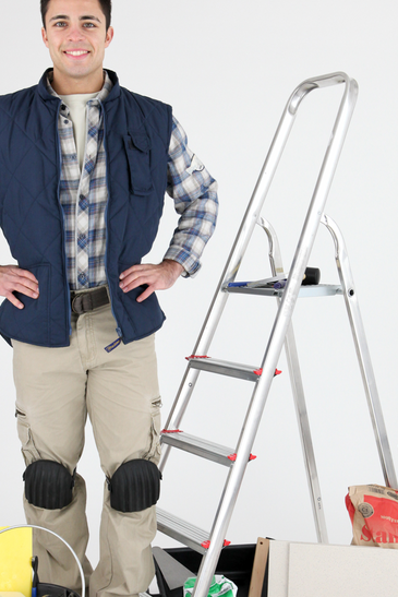 Construction Workers At Work