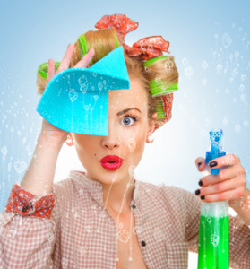 Painter With Paints And Sample Cards