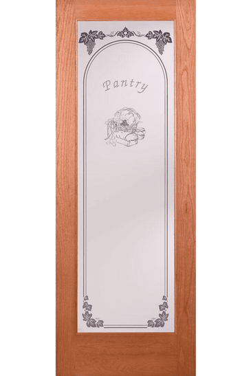 Pantry Woodgrain 1 Lite Unfinished Oak Interior Door Slab