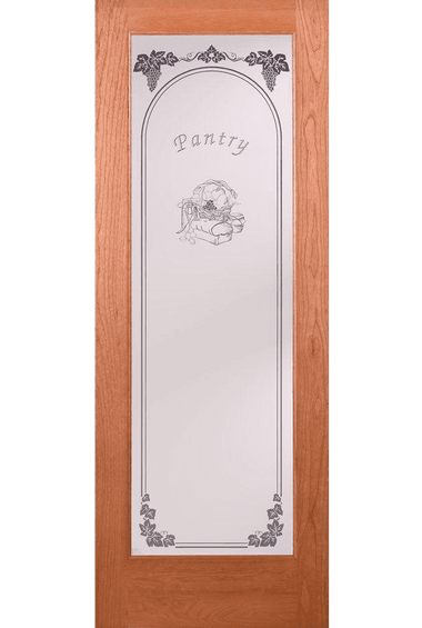 Pantry Woodgrain 1 Lite Unfinished Oak Interior Door Slab
