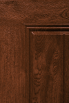 R-Value Intellicore Insulated Ultra-Grain Walnut Garage Door with Arch Window