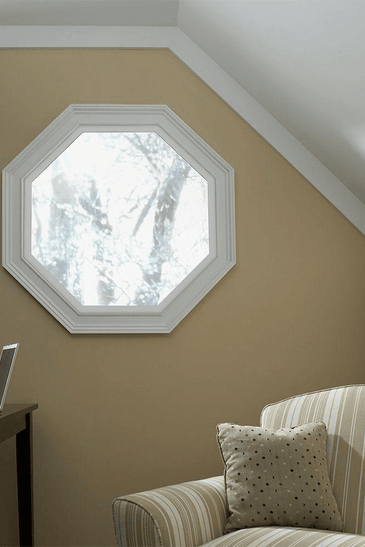 V-4500 Series Fixed Octagon Vinyl Window
