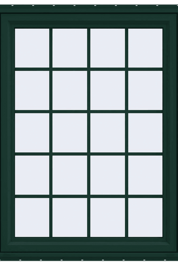 V-4500 Series Left-Hand Casement Vinyl Window with Grids