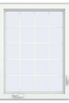V-4500 Series Left-Hand Casement Vinyl Window with Grids