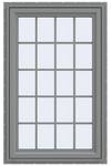 V-4500 Series Left-Hand Casement Vinyl Window with Grids