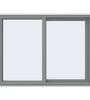 V-4500 Series Left-Hand Sliding Vinyl Window