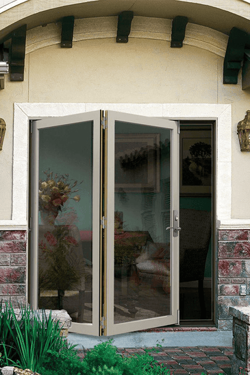 W-4500 Series Right-Hand Folding Wood Patio Door